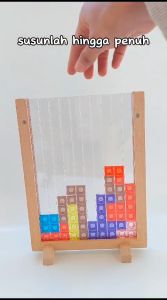 [BIG SALE] creative 3d tetris board game mainan edukasi anak