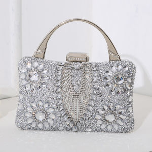 MEIFEI | Evening Clutch Bag with Handmade Rhinestones for Women | A Great Pick for handbags for ladies Lovers