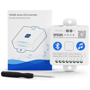 SP630E Bluetooth LED Controller Support PWM Monochrome CCT RGB RGBW RGBCCT Or SPI TTL IC Chip LED Strip WS2811 WS2812B WS2813