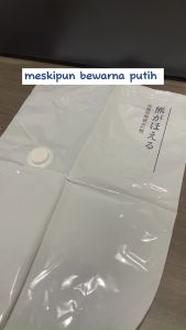 U-Living Plastik Vacuum Kantong Pakaian Travel Transparan Putih Anti-air Dipakai Berulang