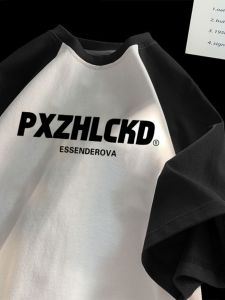 Áo Thun Cotton Nam Tay Ngắn Mùa Hè 2025 Dáng Rộng Thoải Mái in Họa Tiết Thời Trang Thường Ngày Không Cần Ủi