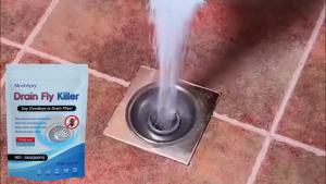 MoonSpry 120g Drainage Pipe Insect Removal Powder for Kitchen Bathroom Sewer Drain Outlet Decontamination Cleaning