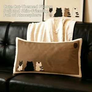YINSHANG | Long Rectangle Multipurpose Lumbar Pillow Cover