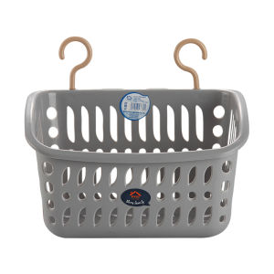 Kitchen Bathroom Plastic Wall Mounted Storage Basket Small Hanging Basket Organizer for Bathroom And Kitchen Accessories