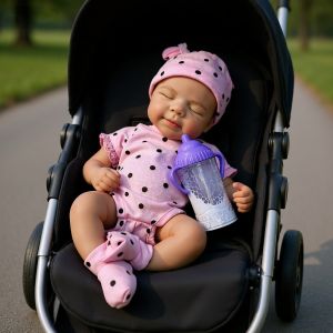 Aizwa 13 Inch Silicone Tái Sinh Búp Bê Bé Gái Handmade 3D Sơn Bé Sơ Sinh Có Thể Mở Miệng Quà Tặng Sinh Nhật Sưu Tập