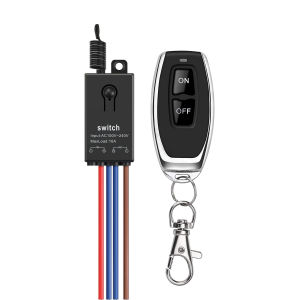 AC 110V 220V 1CH RF 10A Relay 433Mhz Remote Control Wireless Switch Receiver and 2CH Transmitter For CarMotorLampsLED Lights
