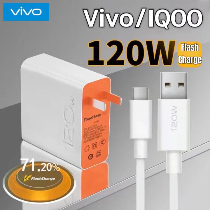 Original Vivo 120W FlashCharge Super Flash Charger Fast Charging