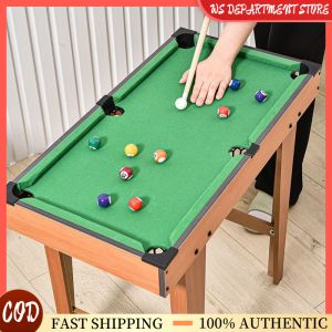 27x14 Inch Kids Mini Tall Pool Table: A Fun & Educational Wooden Billiards Set