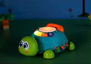 HOMIE Light & Music Sound Crawling Turtle – Early Education Fun / Multi-Functional Musical Baby Toy