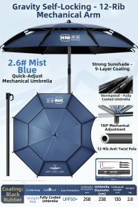 BENNUO | Outdoor Fishing and Camping Sun Shade Umbrella