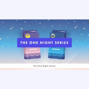 Lululun One Night Facial Mask Moisture Skin (Pink - 1 sheet x 5 pouches)