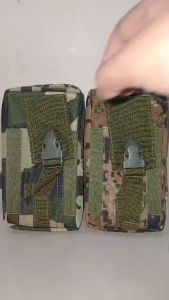 Dompet HP Tactical Gesper Pinggang Model Loreng Bahan Kain Tebal Muat Handphone Besar