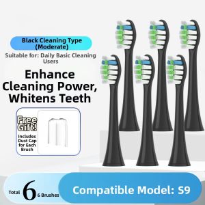 Soft Bristle U-Shaped Electric Toothbrush Head Replacement for Adults Kuta Penguin K1/K2/K3 Children P9/S9 Deep Cleaning