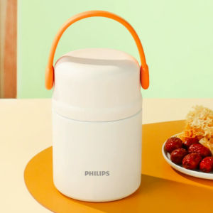Philips | Philips Vacuum Insulated Portable Lightweight Thermal Container Wide Mouth Easy Clean Food Thermos For Adult Picnic Trip Office