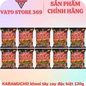 Bánh snack khoai tây KARAMUCHO cay đặc biệt gói 120g