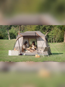 Tenda Otomatis Camping Cape 5.2 Naturehike CNK2450WS037 Tenda Glamping Otomatis Keluarga 4 Orang Outdoor Waterproof Lipat 4P 4 Person