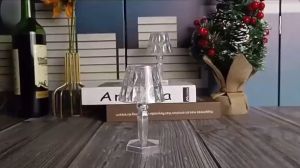 LED Night Light Crystal Diamond Table Lamp Transparent Acrylic Night Lamp flameless candle