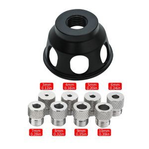 Vertical Drill Guide Doweling Jig Kit 3-10mm Drill Positioning Aluminum Alloy Straight Angle Guide Locator Hole Puncher Tools