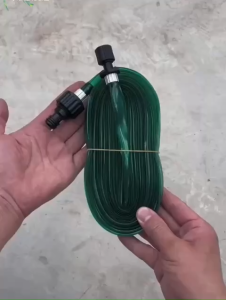 Ống Tưới Phun Mưa 10M | Dây Tưới Rau Sạch Tưới Cây Gia Đình Tưới Cỏ Làm Mát Khuôn Viên Nhà