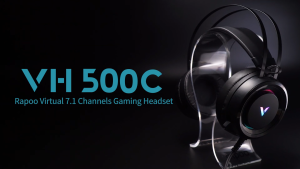 Rapoo VH500C ชุดหูฟังเกมมิ่งเสมือน 7.1 ช่อง หูฟังนุ่มป้องกันเสียงรบกวน