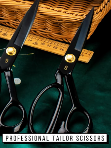 Black Tailor Scissors 8-12 Inches - Gunting Pang Tela - Razor Sharp Cloth  Fabric Scissors - Stainless Steel Ergonomic Handles - For Professional And Personal Use