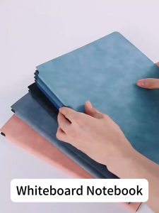 A5 Whiteboard Notebook Reusable Erasable PU Leather Notebook With 3 Pens for School Office Supplies17x24CM