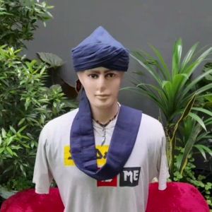 Peci Sorban Habib Imamah Permanen Premium Model Sorban Sufi Panjang Tali 1 Meter - Turban Muslim Cap