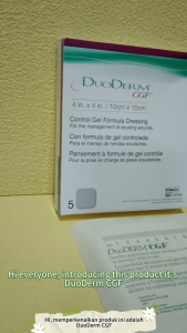 DUODERM CGF (Box) 4"X4" 10cmx10cm Convatec 187660 康復寶標準型親水性敷料 CONTROL GEL FORMULA DRESSING
