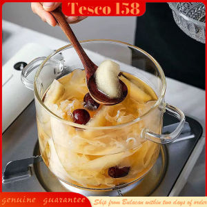High-Heat Resistant Transparent Glass Casserole for Open Flame and Electric Stove