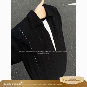 ZHUOCAN | Knitted Breathable High-end Casual T-Shirt
