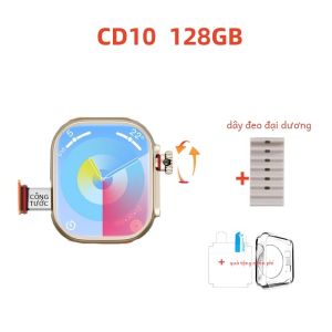 Đồng Hồ Thông Minh CD10 Cellular Card Phiên Bản Toàn Cầu Màn Hình AMOLED RAM 4GB GPS Wifi Bluetooth ROM 128GB Dành Cho Nam Nữ
