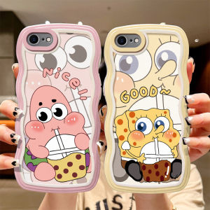Ốp Điện Thoại Dùng Cho Iphone 7plus Ốp Bảo Vệ iPhone 8 Silicon Mềm A1778 Đơn Giản Hoạt Hình A1864 Học Sinh Hài Hước Ihpone7 Thiếu Nữ Đáng Yêu PG Cá Tính SpongeBob Squarepants. Pingguo 7