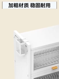 MIZONA 45cm/55cm 2 Layer Dish Drying Kitchen Rack with Drain Tray Space Saving Bowl Chopstick and Utensil Organizer for Countertop Rak Pinggan Dengan Dulang Saliran