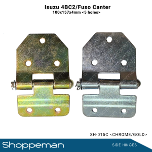 ISUZU 4BC2 FUSO CANTER SIDE HINGE DROP SIDE HINGE DOOR HINGE 100x157x14mm 5 HOLES SH-015C SH-015G
