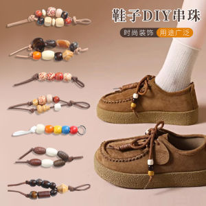 Phụ Kiện Giày Thủ Công DIY Thắt Nút Cổ Điển Hạt Trang Trí Lỗ Lớn Móc Treo Túi Chuột Túi Đeo Túi Kangaroo