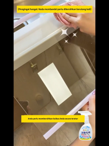 PEMBERSIH KULKAS 380ml - FOOD SAFE FRIDGE ANTIBACTERIAL - Cairan pembersih kulkas anti bakteri - Fridge Cleaner-Pembersih kulkas freezer anti bakteri-penghilang bau kulkas-Pembersih Kulkas Dapur Serbaguna - Pembersih Dapur-cairan pembersih serbaguna