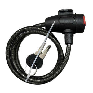 Universal Motorcycle Lock Anti-Theft Belt 2 Keys For Bike Safety Steel Rope Cable Portable Electric Vehicle Lock Cable Lock