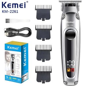 Kemei KM-2261 Hair Clippers Razor for Men Professional Barber Haircut Kit Cordless Hair Trimmer LED Display