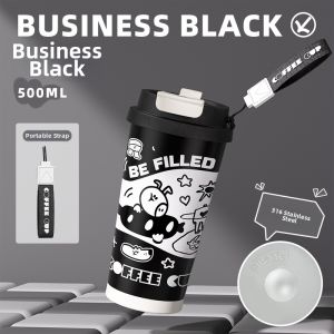 Cute Stainless Steel Thermal Cup Dual-use