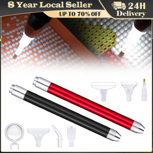 Battery Powered Lighted Point Drill Pen for Diamond Painting 5D Rhinestone Picture Embroidery Accessories DIY Tools New Arrival