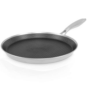 Stainless Steel Frying Pan Non-stick Cooking Honeycomb Dosa Pan Gas Stove Pot Induction Compatible Kitchen Pancake Pans Cookware