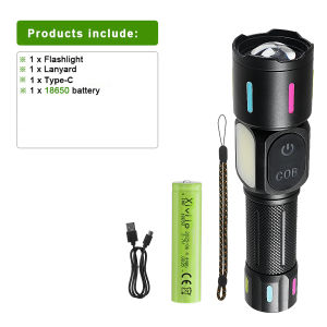 78000000LM Ultra Bright LED Flashlights Long Range 5000M Rechargeable Torch Light Strong Light Portable Lamp Outdoor Lantern