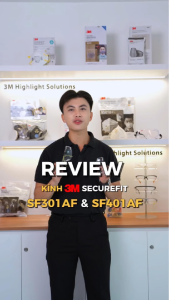 Kính bảo hộ mắt chống bụi và chống tia UV 3M SF401AF