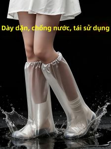 AIBUSISO | Waterproof Non-slip Wear-resistant High Cuff Rain Shoe Covers