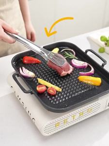Suncha | 304 Stainless Steel Food Grade Heat-Resistant BBQ Tongs