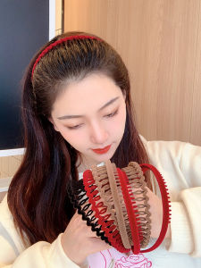 เครื่องประดับผมรัดหัวรูปดอกไม้สีหวาน ผ้าฝ้ายผสม กันลื่น ใช้สำหรับทาหน้ากาก ไม่มีรอยหลุด รัดผม รัดหัว ตกแต่งผม