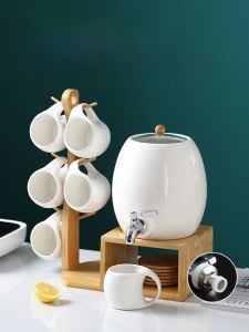 Heat Resistant Ceramic Large Capacity Water Jug