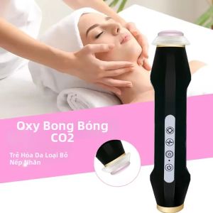 Máy Làm Sạch Mặt Cầm Tay Tạo Bọt Oxy CO2 Di Động 2025 Sạc Lại Được Tẩy Tế Bào Chết Máy Làm Sạch Da Mặt Viên Nang Làm Đẹp SPA Dưỡng Ẩm Da