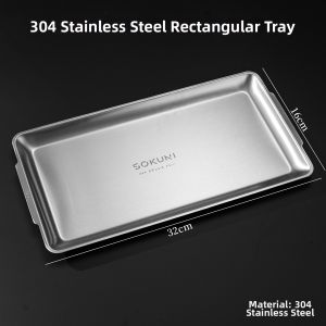 SOKUNI | Stainless Steel 304 Food Grade Prep Tray