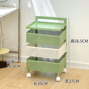 Giá Để Đồ Trang Điểm Nhiều Lớp Có Bánh Xe Di Động Giá Để Đồ Trang Trí Phòng Ngủ Kiểu Dáng Bàn Trang Điểm Xoay Có Ngăn Kéo